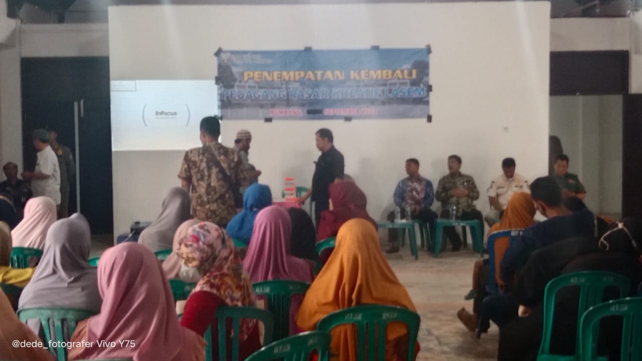 PENGUNDIAN PENEMPATAN KEMBALI PEDAGANG PASAR KREATIF LASEM