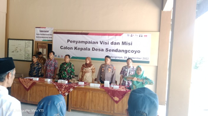 PENYAMPAIAN VISI MISI CALON KADES SENDANGCOYO