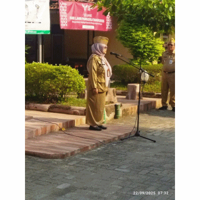 KEGIATAN APEL PAGI SENIN 22 SEPTEMBER 2025
