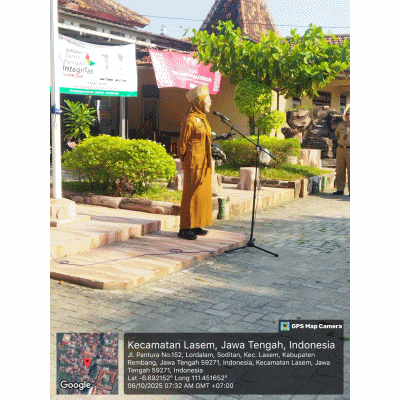 KEGIATAN APEL PAGI SENIN 06 OKTOBER 2025