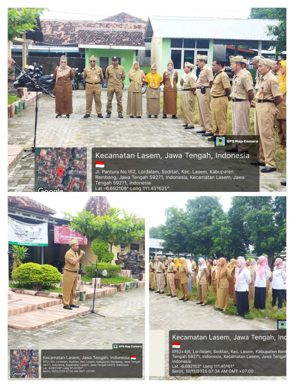 Kegiatan Apel Pagi Senin 10 November 2025