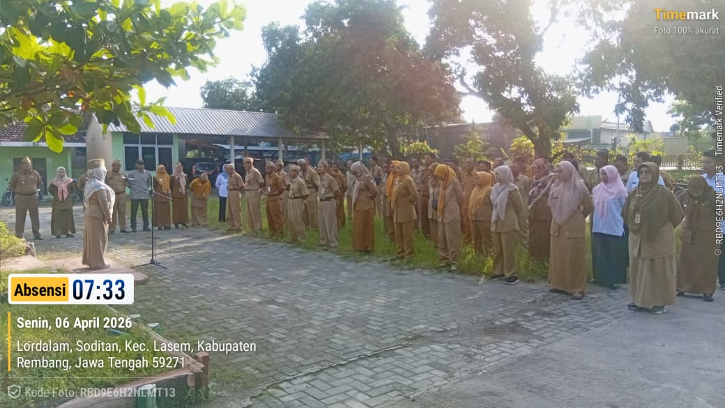 KEGIATAN APEL PAGI SENIN 06 APRIL 2026