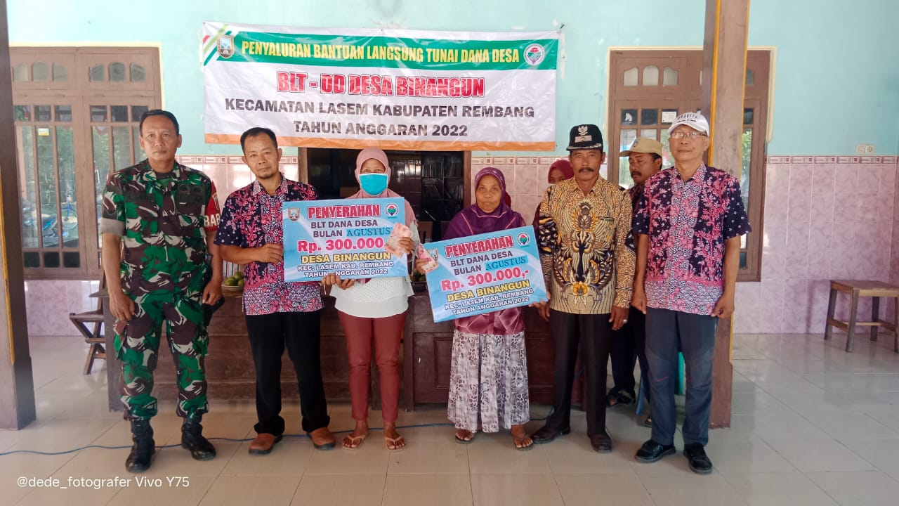 PENDAMPINGAN PENYALURAN BLT DD DESA BINANGUN