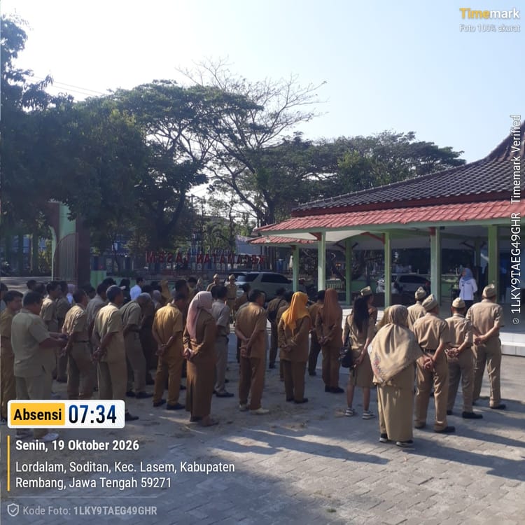 KEGIATAN APEL PAGI SENIN 19 OKTOBER 2026