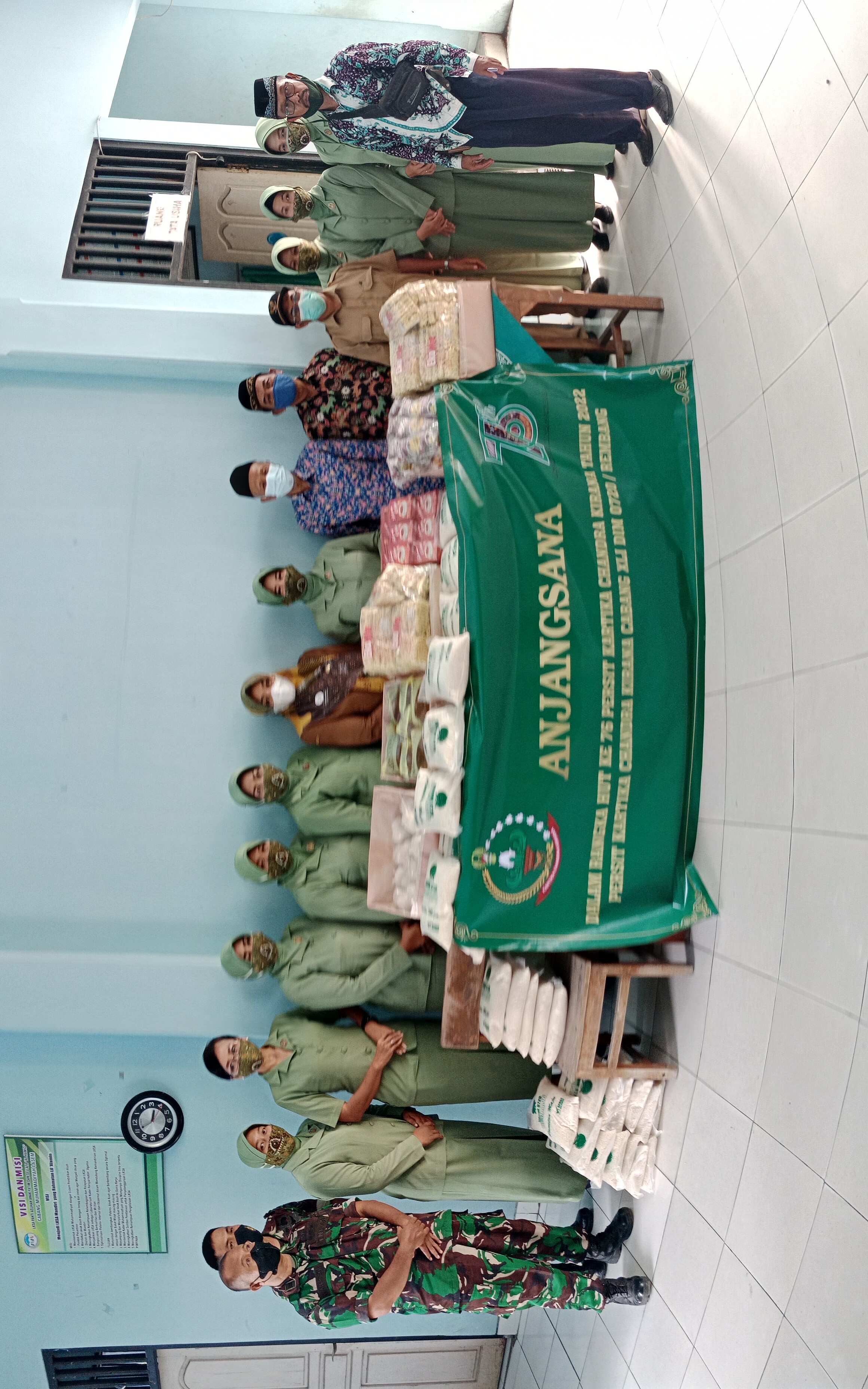 MENYAMBUT KUNJUNGAN PERSIT KODIM 0720 REMBANG