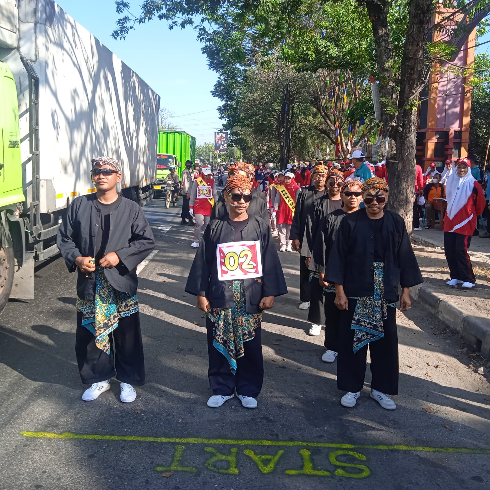 LOMBA GERAK JALAN HUT KEMERDEKAAN RI KE 77