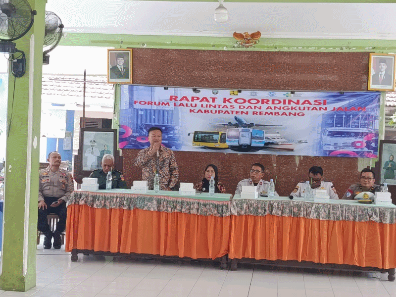 RAPAT KOORDINASI FORUM LALU LINTAS DAN ANGKUTAN JALAN (LLAJ) KABUPATEN REMBANG TAHUN 2026