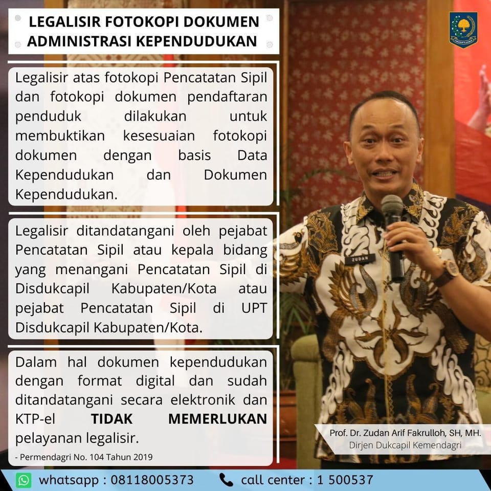 TIDAK PERLU LEGALISIR