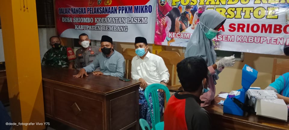 PAMWAS VAKSINASI DESA SRIOMBO